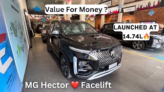 MG Hector ❤️ 2023 Facelift 1472L🔥 Value For Money  mg hector [upl. by Cony626]