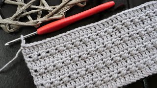 Crochet Stitch for Baby Blanket amp Bag [upl. by Avictor]