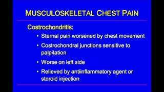 The Evaluation of Chest Pain [upl. by Ettesus64]