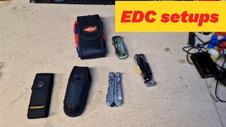 EDC setups Multitools Gerber Knipex Leatherman MNgarista Carbocage [upl. by Kate]