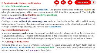 Special Staining Procedure for Detection of Metachromatic Stain Toludine Blue on Frozen Sections [upl. by Nalak702]