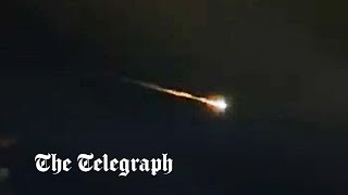 Fireball spotted crossing the night sky in Scotland and Northern Ireland [upl. by Theurer]