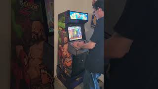 Marvel Vs Capcom 2 Arcade One Up Machine Brief REVIEW [upl. by Lamej]