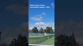 Waikato Bays Primary Intermediate Champs  2024 Rotorua Tennis Club [upl. by Yeltrab]