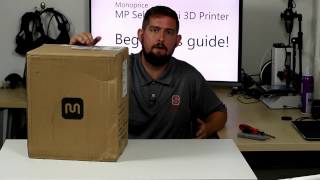 Monoprice Select Mini 3D Printer Beginners Guide Part 1  Unboxing [upl. by Nnaeerb]