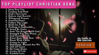 TOP PLAYLIST CHRISTIAN SONG  JESUS SEES YOU  RELAXING HYMN FOR SLEEPING [upl. by Selbbep]