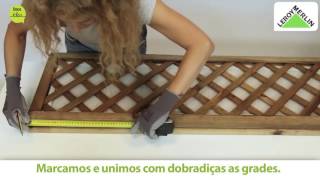 Construa um biombo com painéis entrançados  LEROY MERLIN [upl. by Eniamrehs]