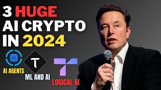 Top 3 AI Crypto Projects with HUGE Potential  AI Crypto coins [upl. by Gnihc665]