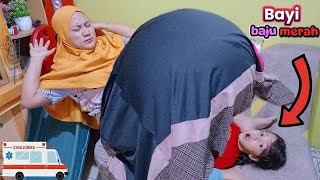 Mamah Zeline punya banyak balon jumbo ditiup Kentut mules HAMILHAMILAN lahiran bayi baju merah [upl. by Zetrok]