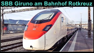 Switzerland Stadler Rail  Ankunft und Abfahrt eines SBB RABe 501 Giruno am Bahnhof in Rotkreuz [upl. by Eissoj]