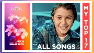 🇪🇸 Junior Eurovision Song Contest 2024 • My Top 17 Before The Show [upl. by Auberon]