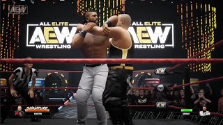 Eddie Kingston vs Andrade El Idolo Collision AEW Fight Forever [upl. by Gawlas]