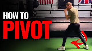 How to Pivot in Boxing [upl. by Niklaus]