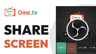 How To Share Screen on OmeTV  Full Guide 2024 [upl. by Marinelli]