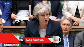 Theresa May enfrenta Parlamento após derrota histórica [upl. by Ajiat]