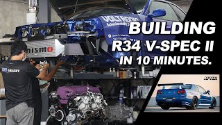 Building R34 GTR VSpec II Nismo by SkyGallery [upl. by Obe]