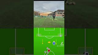 Football Drills  121 passing drill with Chris [upl. by Levey546]