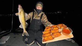 The Best Walleye Catch And Cook Ever Walleye Egg Rolls [upl. by Eserrehs]