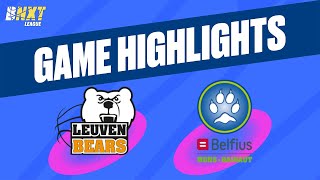 Stella Artois Leuven Bears vs Belfius MonsHainaut  Game Highlights [upl. by Corinne]