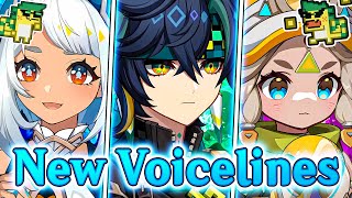 Kinich Ajaw Mualani and Kachina are Fun to be around   Natlan Genshin Impact 50 voice lines [upl. by Rech]