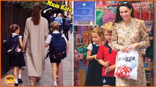 Kate Middleton Spotted Shopping With George amp Charlotte Prepare For New School After Move Windsor [upl. by Caines]