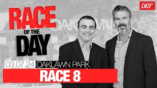 DRF Thursday Race of the Day  Oaklawn Race 8  March 7 2024 [upl. by Horsey]