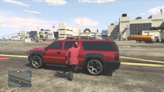 How To Hang On Side of SUV GTA V [upl. by Conall]