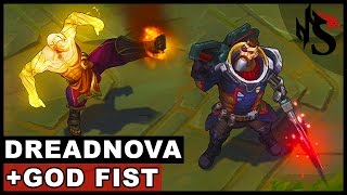 All Dreadnova Skins Darius Gangplank  God Fist Lee Sin Legendary Skin Spotlight League of Legends [upl. by Atteuqahc116]