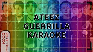 KARAOKE  ATEEZ  GUERRILLA [upl. by Kenleigh]