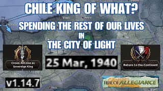 HOI4  Chile Monarchist  Achievement Guide  King of What [upl. by Nednyl]