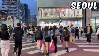 Hongdae Street Walking tour Seoul City Korea 4k City Tour [upl. by Ellenrahs471]