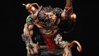 How to paint Skaven Rat Ogre  Warhammer Fantasy Battle  buypainted [upl. by Pine]