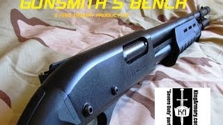 Gunsmiths Bench SE01EP02 Custom length HampR Pardner magazine extensions [upl. by Siulegroj]