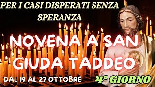 NOVENA A SAN GIUDA TADDEO 4° GIORNO [upl. by Ahsiliw]