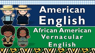 AMERICAN ENGLISH amp AAVE [upl. by Losyram]