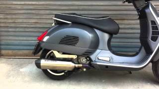 Malossi exhaust Vespa GTS300SS [upl. by Hteb924]