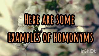 📖Homonyms amp Paronyms [upl. by Decima]