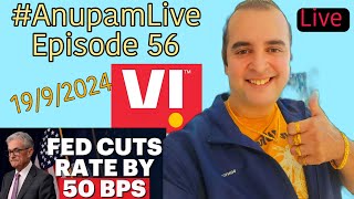 Anupam Tripathi Finance is live EPISODE 56 FED RATE CUTS Vi anupamtripathifinance anupamlive [upl. by Pooh640]