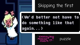 Deltarune Chapter 2  Skipping the first Annoying Mouse Room puzzle [upl. by Nevag328]