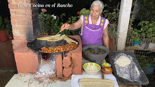 Hice Machetes Receta Para Noche Mexicana Así se Cocina en el Rancho [upl. by Bergmann]