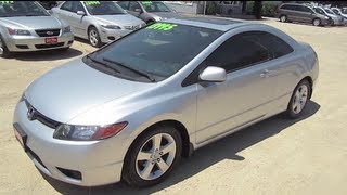 2008 HONDA CIVIC 2door Start Up Walk Around Tour by Automotive Review [upl. by Goren]