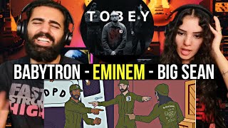 We react to Eminem  Tobey feat Big Sean amp Babytron Official Audio  REACTION [upl. by Sauveur658]