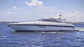 2007 80 Mangusta  Mike Burke HMY Yacht Broker [upl. by Doner21]