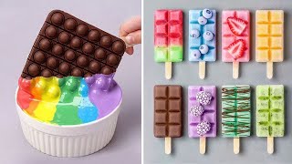 How To Make Rainbow Cake Decorating Ideas  So Yummy Chocolate Cake Decorating Tutorials [upl. by Sargent]