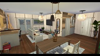 Apartment Renovation Evergreen Harbor  Speed Build  Ozcar Sims [upl. by Berstine]