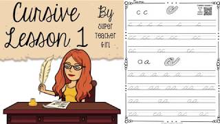 Cursive Writing for Beginners Lowercase Cursive  Lesson 1 [upl. by Graner962]