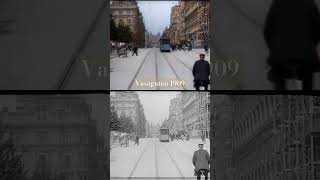 Vasagatan 1909 ColorByCarl 1909 stockholm colorization colorizedvideo timetravel [upl. by Hama]