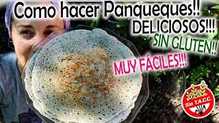 PANQUEQUES sin gluten DELICIOSOS [upl. by Trah]