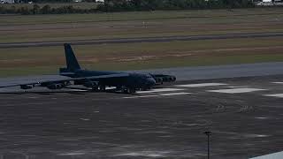 2nd BW B52H BUFFs conduct Combat Turn Exercise at Chennault International Airport LA Pt II [upl. by Micah]