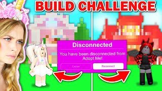 DISCONNECTING Build Challenge In Adopt Me Roblox [upl. by Golub]